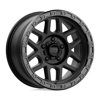   Alumínium felni 17x8.5 ET0 6x139,7 KM544 Mesa Satin Black W/ Gloss Black LIP KMC