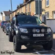 Rozšiřovací lemy blatníků Kut Snake pro - Volkswagen Amarok, 2010-2016, 2017- , 70 mm