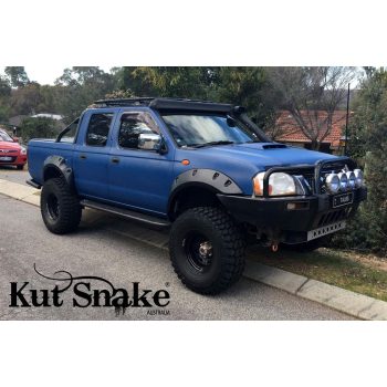   Plastové lemy blatníků Kut Snake pro Nissan Navara pick-up D22, 70 mm