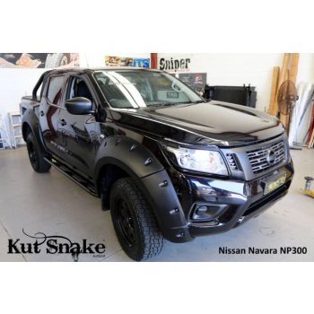   Kut Snake plastové lemy blatníků pro Nissan Navara D23, 95mm Monster s AdBlue nádrží