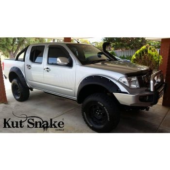   Plastové lemy blatníků Kut Snake pro Nissan Navara D40 2005-2015, 75 mm