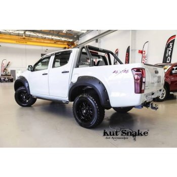   Plastové lemy blatníků Kut Snake pro Isuzu D-Max, 65 mm ( přednísada )