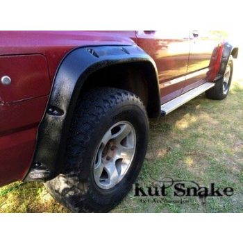   Plastové lemy blatníků Kut Snake pro Nissan Patrol Y60, Monster, 100 mm, zadní sada