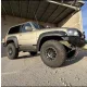 Plastové lemy blatníků Kut Snake pro 3 dveře Nissan Patrol Y61/GU/GR, série 4, 70 mm