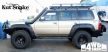 Plastové lemy blatníků Kut Snake pro Nissan Patrol Y61/GU/GR, série 4, 70 mm
