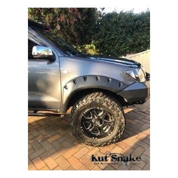   Rozšiřovací plastové lemy blatníků Kut Snake pro Toyota Hilux KUN Vigo, 2005-2012, MONSTER, 95mm