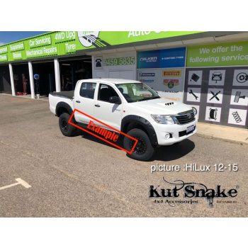   Rozšiřovací plastové lemy blatníků Kut Snake pro Toyota Hilux KUN1, 2005-2012, 50mm