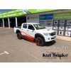   Rozšiřovací plastové lemy blatníků Kut Snake pro Toyota Hilux KUN1, 2005-2012, 50mm, přední sada