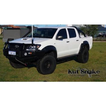   Rozšiřovací plastové lemy blatníků Kut Snake pro Toyota Hilux KUN Vigo2, 2012-2015, MONSTER, 95mm