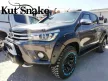 Plastové lemy blatníků Kut Snake pro Toyota Hilux Rocco 2022-> 75 mm