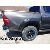   Plastové lemy blatníků Kut Snake pro Toyota Hilux Rocco 2019+ 75 mm