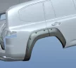 Rozšiřovací plastové lemy blatníků Kut Snake pro Toyota Land Cruiser 200