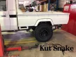 Rozšiřovací plastové lemy blatníků Kut Snake pro Toyota Land Cruiser 70, 1985-2007, 50mm