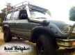 Rozšiřovací plastové lemy blatníků Kut Snake pro Toyota Land Cruiser 80, 65mm
