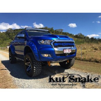   Plastové lemy blatníků Kut Snake pro Ford Ranger, MONSTER, 95 mm hladký povrch