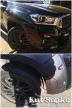 Plastové lemy blatníků Kut Snake pro Ford Ranger, 55 mm