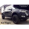   Rozšiřovací, plastové lemy blatníků KUT SNAKE pro Ford Ranger PX2, PX3, od 2016 -> 40 mm EXTRA SLIM