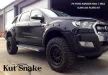 Rozšiřovací, plastové lemy blatníků KUT SNAKE pro Ford Ranger PX2, PX3, od 2016 -> 40 mm EXTRA SLIM