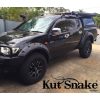   Plastové lemy blatníků Kut Snake pro Mitsubishi L200, r.v. 2006-2015, 75 mm