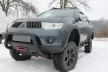 Plastové lemy blatníků Kut Snake pro Mitsubishi L200, r.v. 2006-2015, 75 mm