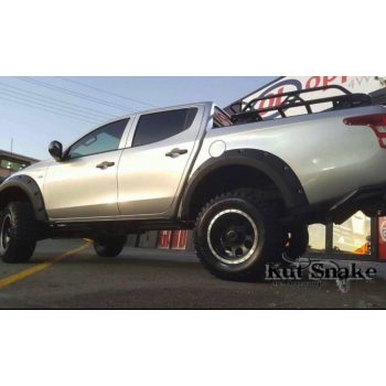   Plastové lemy blatníků Kut Snake pro Mitsubishi L200 2015+  70 mm