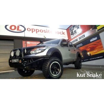   Plastové lemy blatníků Kut Snake pro Mitsubishi L200 2015+  70 mm