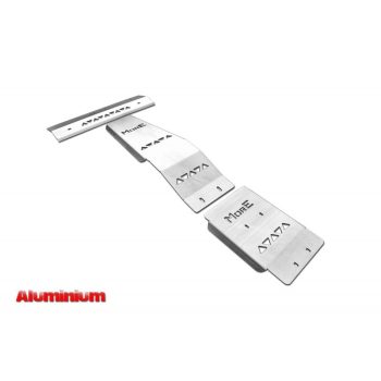   Sada hliníkových plechů More4x4 pro ochranu podvozku pro Jeep Wrangler JL 2018+ (3/ks sady)