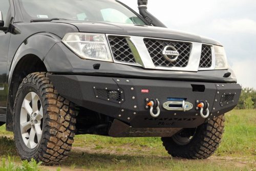 Ocelový přední nárazník MorE4x4 pro Nissan Navara D40 / Pathfinder R51 (2005-2014)