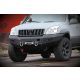 Ocelový přední nárazník MorE 4x4 s montážní deskou pro naviják pro Toyota Land Cruiser J120 2002-2009, všechny motory