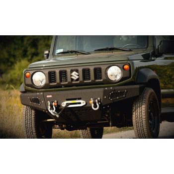   MorE4x4 přední, ocelový pevnostní nárazník s montážní deskou pro naviják - Suzuki Jimny 2018->
