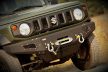 MorE4x4 přední, ocelový pevnostní nárazník s montážní deskou pro naviják - Suzuki Jimny 2018->