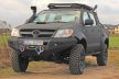 MorE4x4 ocelový, přední pevnostní nárazník s plotnou pro naviják pro - Toyota Hilux Vigo 2005-2011 (před faceliftem), všechny motorizace