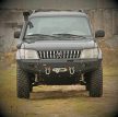 Ocelový přední nárazník MorE4x4 s nosičem navijáku pro Toyota Land Cruiser J90 / J95 1995-2002, všechny motory
