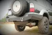 Ocelový zadní nárazník MorE4x4 pro Toyota Land Cruiser J95 dlouhý 1995-2002, všechny motory