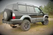 Ocelový zadní nárazník MorE4x4 pro Toyota Land Cruiser J95 dlouhý 1995-2002, všechny motory