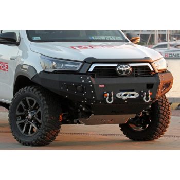   MorE4x4 ocelový, přední pevnostní nárazník s plotnou pro naviják pro - Toyota Hilux Revo 2015->, Rocco/Invincible  2020->, všechny motorizace