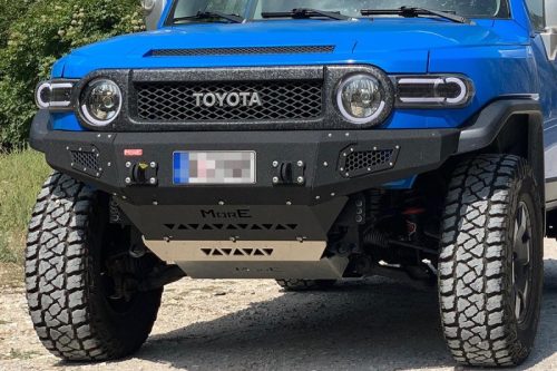 Ocelový přední nárazník MorE4x4 s nárazníkem pro Toyota FJ Cruiser (2006+), všechny verze motorů
