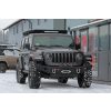   Ocelový přední nárazník MorE4x4 s montážní deskou pro naviják Jeep Wrangler JL (2018+), všechny verze motorů