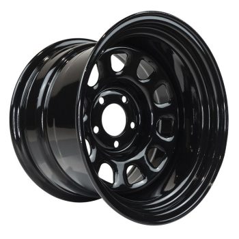 Acél felni 15x10 ET-35 5x114.3 Sputnik Gloss Black OFD