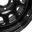 Acél felni 16x8 ET12 5x127 Sputnik Gloss Black OFD