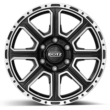   DOTZ Survival Kalahari Dark 4x4 alufelni - 7x16/ET24 - fekete/polírozott