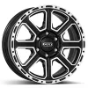   DOTZ Survival Kalahari Dark 4x4 alufelni - 8x17/ET35 - fekete/polírozott