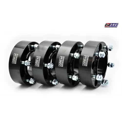 ORE4x4 Sada distančních podložek pod kola  5x139,7 50mm CB108mm 12x1,25  Suzuki černá