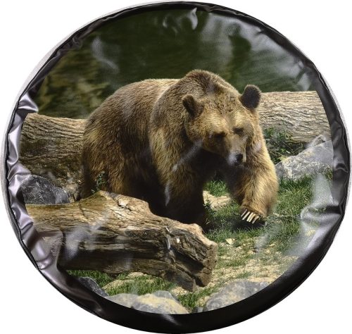 Kryt rezervního kola s motivem medvěda