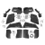 Inner Front And Rear Fenders Rough Country - Jeep Wrangler  JK 2007-2018