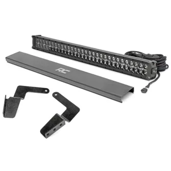   Rough Country Black Series LED fényhíd 30", fehér DRL - Toyota FJ Cruiser 07-14