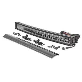   Rough Country Black Series LED fényhíd 30", borostyán DRL