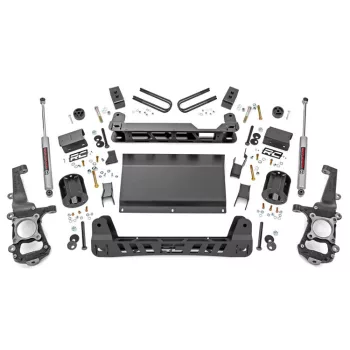   Rough Country Felfüggesztés készlet Lift 4" - Ford F150 21->