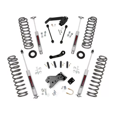 Rough Country emelő készlet +4"  - Jeep Wrangler JK 07-18 4 Ajtós modell