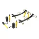Terrain Tamer felfüggesztés készlet emelés +40mm +100kg terhelésig elöl +200kg terhelésig hátul gyári erősségű lengéscsillapítókkal benzineshez Toyota Landcruiser 78|79 1999-> szintszabályzás nélküli modellek